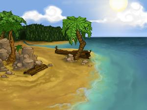 Strand von Pinty Island